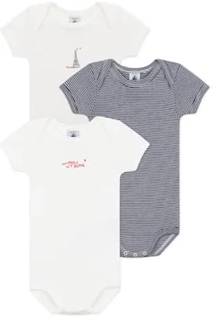 Petit Bateau My body z krótkim rękawem (opakowanie 3) unisex, , 3 anni
