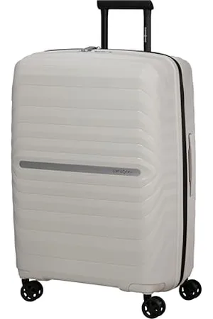 Samsonite Neo Flux - Spinner M, Rozszerzalna walizka, 68 cm, 86/96 L, Beżowy (Warm Neutral)