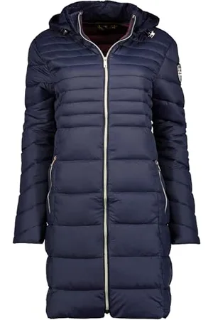 Geographical Norway Bealize Lady Damska kurtka wiatrówka outdoorowa - Damska kurtka przeciwdeszczowa z długim rękawem - Płaszcz przeciwdeszczowy na wędrówki, wiosna, lato, jesień, zima ( M)