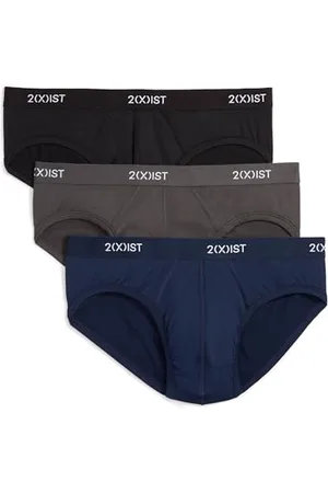 2Xist 2(X) IST Męskie Micro Speed Dri No Show Brief 3-pak majtki