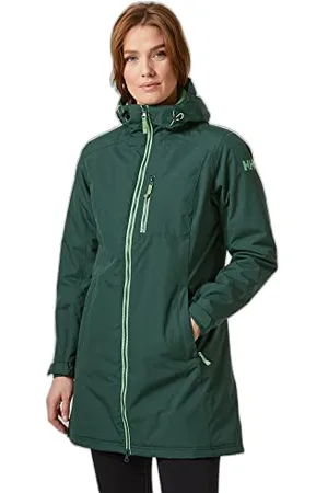 Helly Hansen Damska standardowa długa belfast zimowa wodoodporna wiatroszczelna oddychająca kurtka, , duża