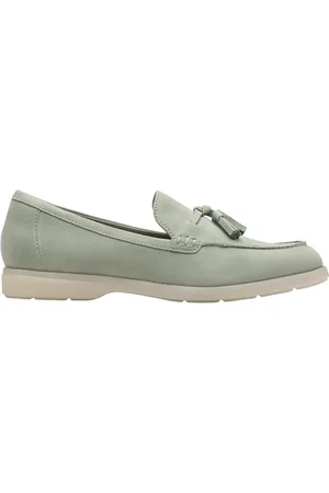 Clarks Damskie mokasyny Narini Edge, jasnozielone Sde, 3,5 UK, , 36 EU