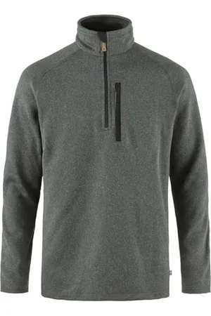 Fjällräven Fjallraven 87154-030 Övik Fleece Half Zip M bluza męska, ciemnoszara, rozmiar XS