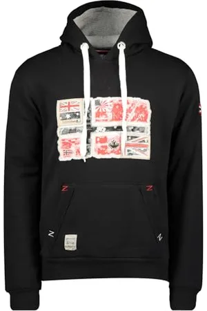 Geographical Norway Gpepe2 Męska bluza z kapturem z kieszenią kangurka - Bluza z logo bluza z kapturem z kapturem ciepły długi rękaw - mężczyźni wiosna lato jesień zima ( L), , L