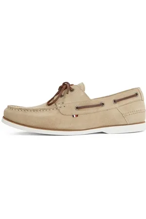 Tommy Hilfiger Męskie TH BOAT CORE CORE SUEDE, (beżowy), 46 EU, , 46 EU