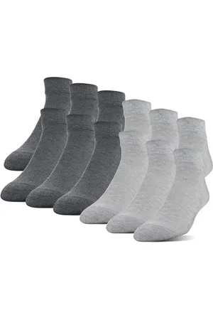 Gildan Męskie skarpety z poliestru, półpoduszka, niski krój, 12-pak, , Shoe Size: 6-12