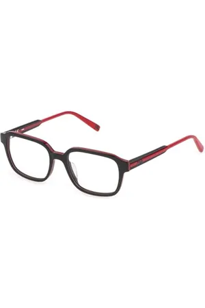 Fila VFI303 okulary, czarny top + siatka, 51 dla mężczyzn, czarny na górze + czerwony