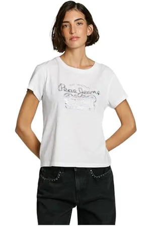 Pepe Jeans Damska koszulka ROSABELLA, biała (biała), M, , M