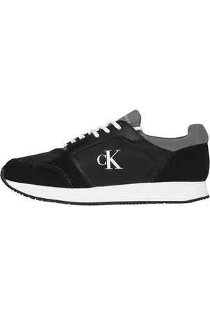 Calvin Klein CK JEANS Męskie trampki retro Sock Runner MG WMM YM0YM01152, czarne (czarny/grafitowy szary/jasny biały), 40 EU, , 40.5 EU
