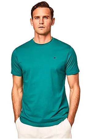 Hackett Męska koszulka z logo do pływania, , 3XL