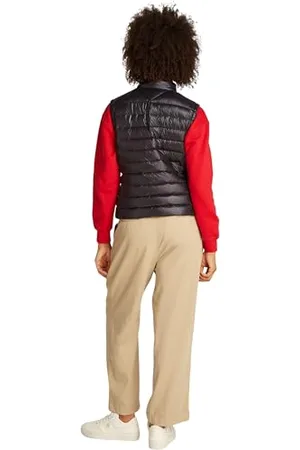 Tommy Hilfiger Damska kamizelka UL DOWN MOCK NK WW0WW45499, czarna, L, , L