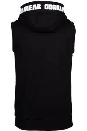 Gorilla Wear Milwaukee bluza z kapturem z zamkiem błyskawicznym - czarna, , 3XL