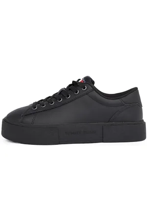 Tommy Hilfiger Damskie (nowe) TJW Flatform Sneaker ESS EN0EN02698, czarne, 3,5 UK, , 36 EU