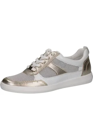Caprice Damskie buty sportowe 9-23704-44, białe/LT Gold, 42 EU, , 42