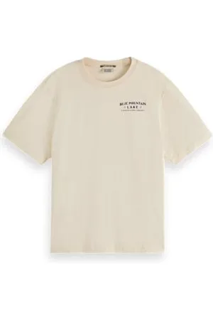 Scotch&Soda Washed Artwork Loose T-Shirt, , L