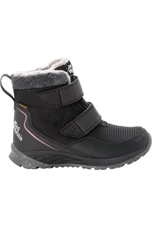 Jack Wolfskin Dzieci uniseks POLAR WOLF TEXAPORE MID VC K buty śnieżne, phantom/Różowy, 30 EU