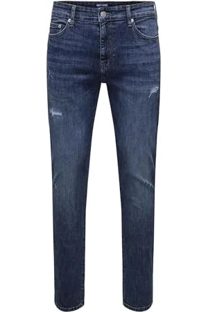 Only & Sons ONSLOOM Slim DB Destroy 1858 MAT DNM, , 32W / 30L