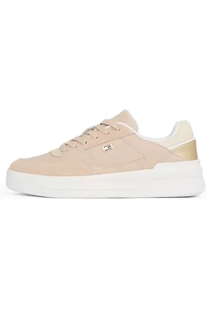 Tommy Hilfiger Damskie trampki Essent Basket Metallic FW0FW08615, różowe, 3,5 UK, , 36 EU