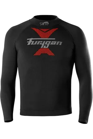 Furygan Active Long Sleeves Thermo 37.5® - Zimowa odzież techniczna - oddychająca i termiczna bezszwowa, izolująca, szybkoschnąca, bezszwowa konstrukcja, strefy ucisku, ergonomia konkurencji,
