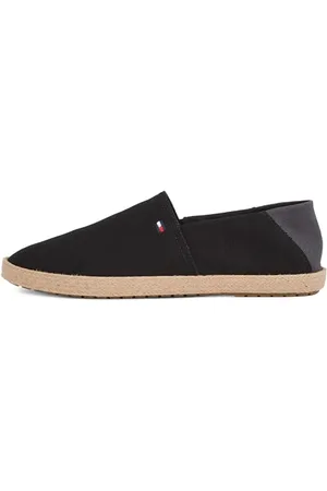 Tommy Hilfiger Męskie mokasyny HILFIGER ESPADRILLE CORE TEXTILE, CZARNE (czarne), 8 UK, , 42 EU