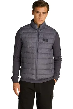 Calvin Klein Jeans Męska kamizelka puchowa UL J30J326718, czarna (Ebony), XXL, , XXL
