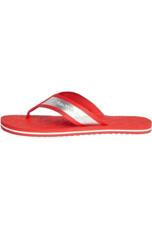 Calvin Klein Jeans Męskie sandały plażowe w klapkach Met Ym0ym00950, , 40.5 EU