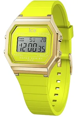 Ice-Watch ICE digit retro Sunny lime - Zielony zegarek damski z plastikowym paskiem - 022054 (Small)