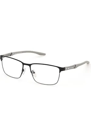 BMW BS5019, okulary optyczne, męskie, matowa czerń, metalowa oprawka, prostokątne, , 55
