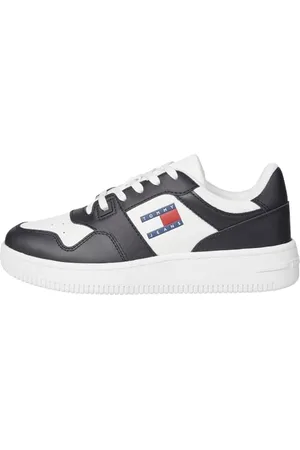 Tommy Hilfiger Damskie nowe trampki TJW Retro Basket ESS EN0EN02505, czarne, 7 UK, , 41 EU