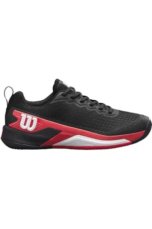 Wilson Męskie buty tenisowe Rush PRO 4.5, czarne/podczerwień/białe, 43,5 UK, , 13.5 UK