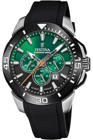 Festina Chrono Bike F20642/C Silikonowy zegarek czarny, Klasyczny