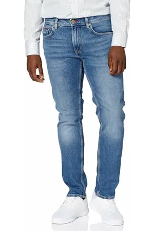 Tommy Hilfiger Mężczyźni Core Denton Straight Spodnie, Niebieski, 31W / 32L