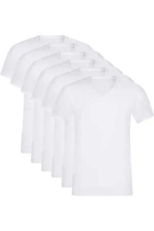 Dim Eco Komfort i jakość T-shirtów z krótkim rękawem i dekoltem w serek x6, , XL