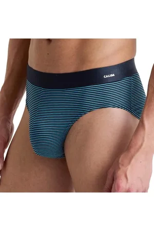 Calida Cotton Code Design Slip męskie z miękkim gumowym ściągaczem, , 46-48