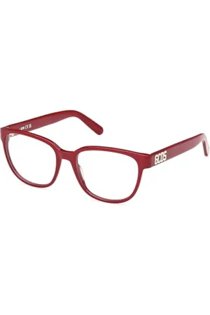 GCDS Unisex GD5034 receptujące oprawki do oczu, błyszczące, czerwone, 53, , 53