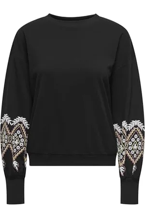 ONLY Onlbrooke L/S O-Neck Print Swt, , M