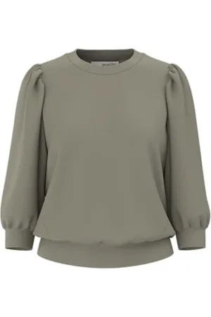 SELECTED Slftenny bluza dresowa 3/4 Noos, , M