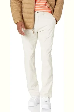 Amazon Męskie spodnie slim fit casual stretch chino, , 32W x 30L