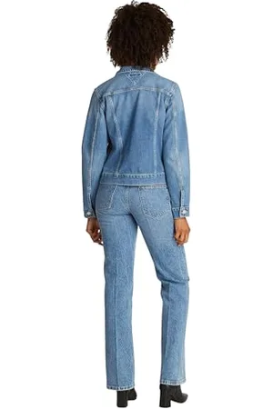 Tommy Hilfiger Damska kurtka DNM SLIM UMA WW0WW44373, Denim, 38, , 64