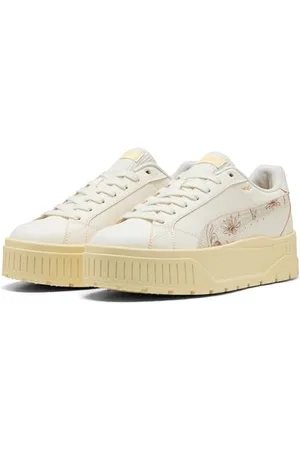 PUMA Damskie Karmen II Rzemiosło Kwiaty Koszyk, Ciepła Biała, Prawie Morela, 36 EU, , 36 EU