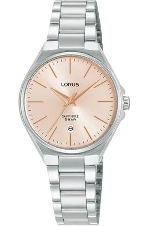 Lorus Damski analogowy zegarek kwarcowy z paskiem ze stali nierdzewnej RJ269BX9, , bransoletka