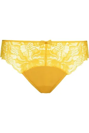 Dim Koronka Generous Essential x1 Majtki, Mirabelle Yellow, XXL Women