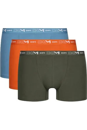 Dim Rozciągliwa bawełna oddychające optymalne wsparcie x3 bokserki, BL Rivi/jęczmień perłowy/Vrt Ten, XL (zestaw 3 sztuk) męskie, , XL