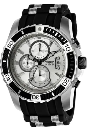 Invicta Pro Diver - SCUBA Męski zegarek kwarcowy ze stali nierdzewnej - 45 mm