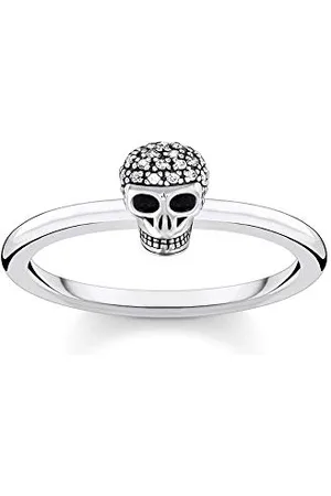 Thomas Sabo Pierścionek Czaszka ze srebra próby 925 TR2327-643-14-54