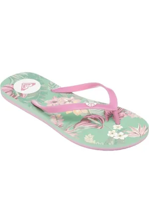 Roxy Sandały damskie by The Sea, zielone/różowe, 37 EU, , 37 EU