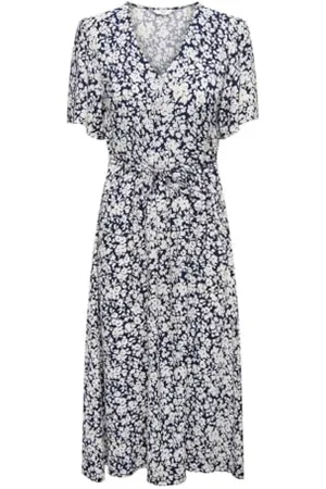 ONLY Onlhalia S/S Midi Dress WVN Noos, , XXS