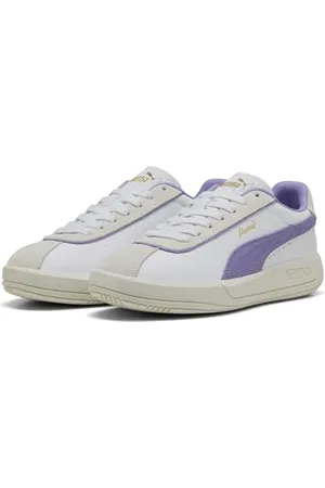 PUMA Damskie trampki Club KLASSIKA, biały-lawendowy alert-ciepły biały, 38 EU, Biała lawenda alert ciepła biel, 40 EU