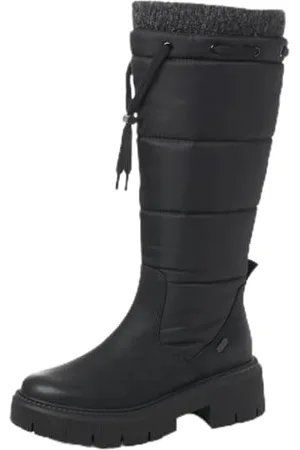 Marco Tozzi Damskie buty z ciepłą podszewką 2-26231-43 Śnieg, Black/Comb, 40 EU, , 40 EU