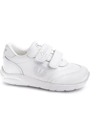 Pablosky Buty sportowe dla kobiet i mężczyzn ze skóry z zapięciem na zatrzask, , 32 EU